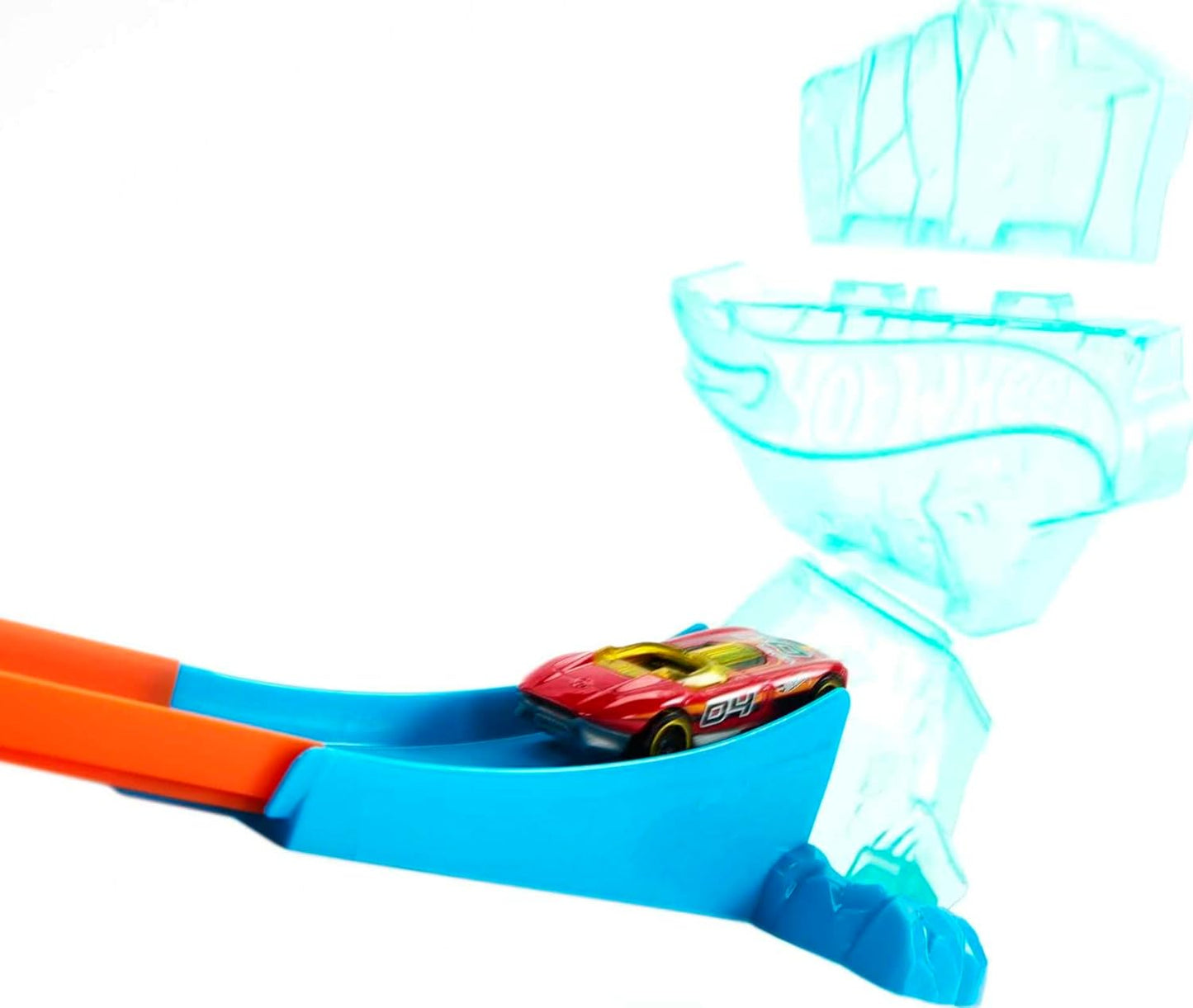 Mattel Hot Wheels Track Builder Ice Crash Pack Track Set for kids