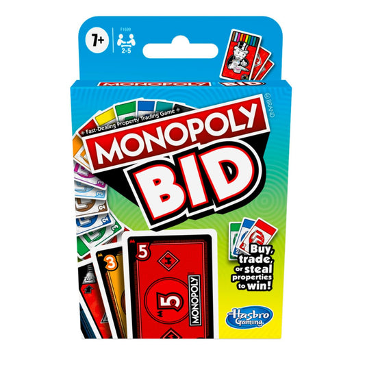 Monopoly Bid Card game