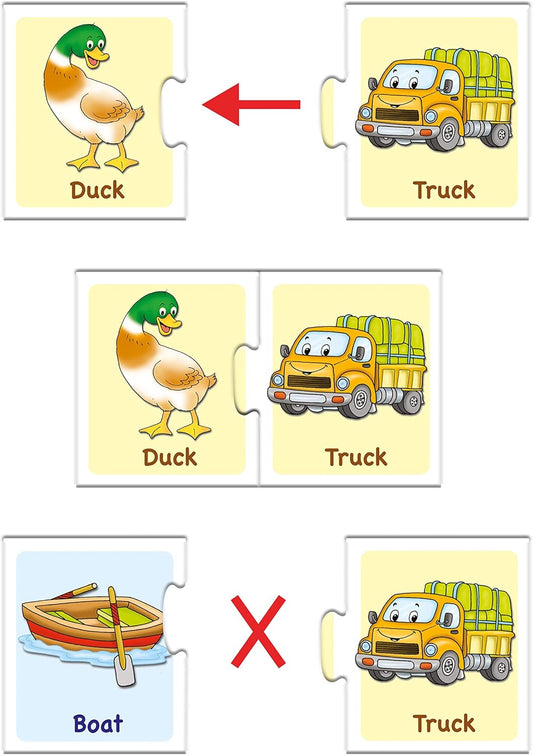 Frank Rhyming Word Puzzel For 4 Years Up Kids