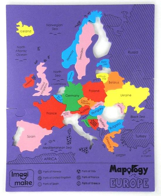 Imagimake Mapology : Europe Map Puzzle