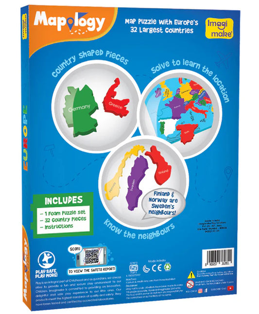 Imagimake Mapology : Europe Map Puzzle