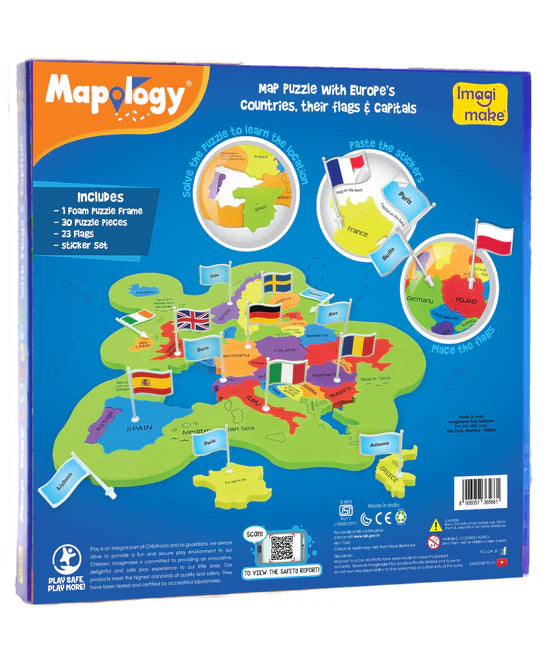 Imagimake Mapology : Europe Map Puzzle