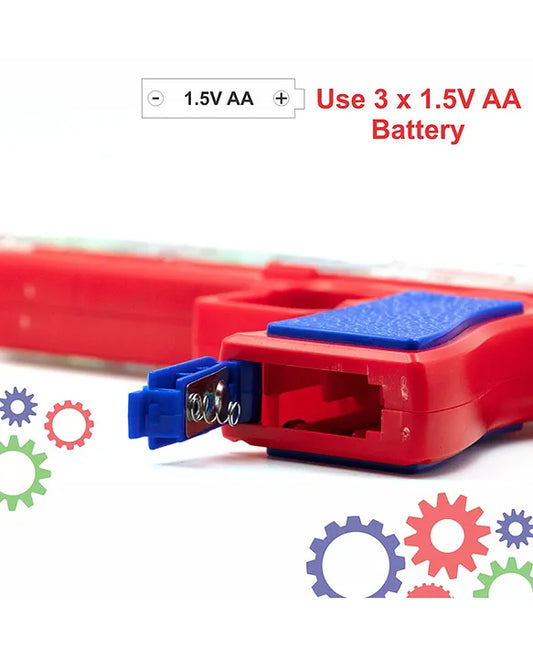 Transparent Gear Gun Toy For Kids