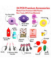 Kitchen Set For Girls, Kitchen Suitcase Set On Wheels