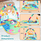 Baby Piano Play Mat, Piano Fitness Rack Musical Activity Center