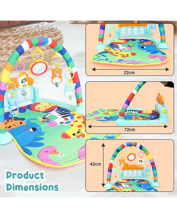 Baby Piano Play Mat, Piano Fitness Rack Musical Activity Center