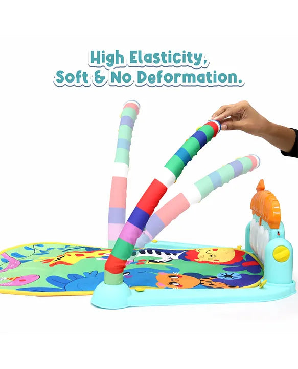 Baby Piano Play Mat, Piano Fitness Rack Musical Activity Center