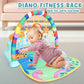 Baby Piano Play Mat, Piano Fitness Rack Musical Activity Center