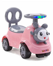 Baby Panda Deluxe Ride-On with LED Lights, Music, and Under-Seat Storage