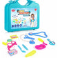 Little Doctor Playset Pretend Play Doctor Kit with Foldable Suitcase