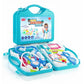 Little Doctor Playset Pretend Play Doctor Kit with Foldable Suitcase