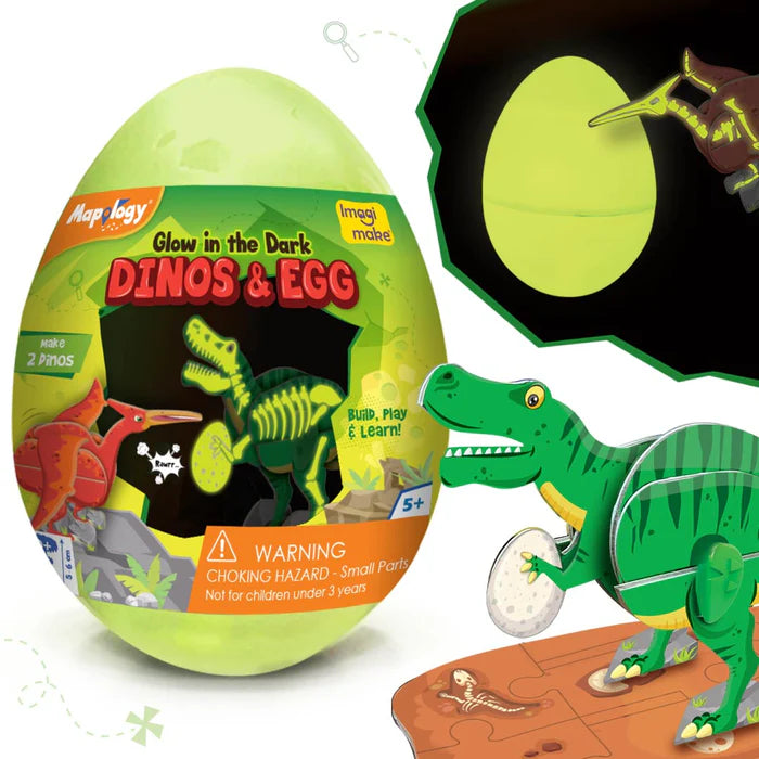 Imagimake Mapology GID Dinos and Eggs