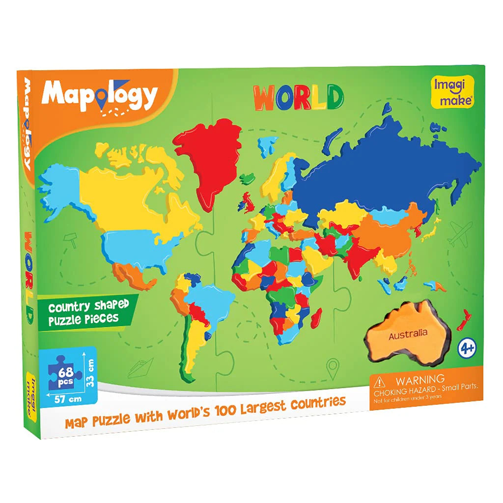 Imagimake Mapology : World Map and it's Countries