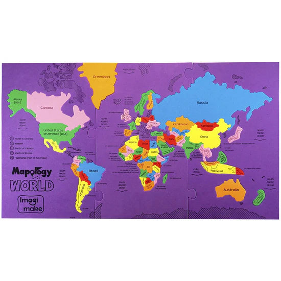 Imagimake Mapology : World Map and it's Countries