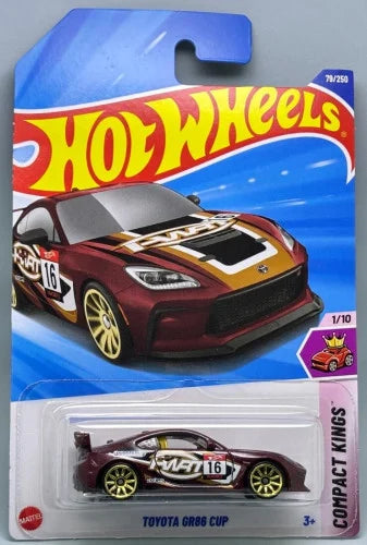 Hot Wheels TOYOTA GR86 CUP Metal Car For All Ages