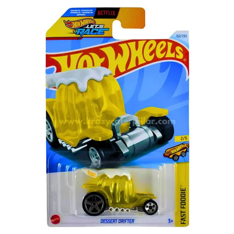 Hot Wheels Dessert Drifter Metal Car For Kids Age 3 Years And Up