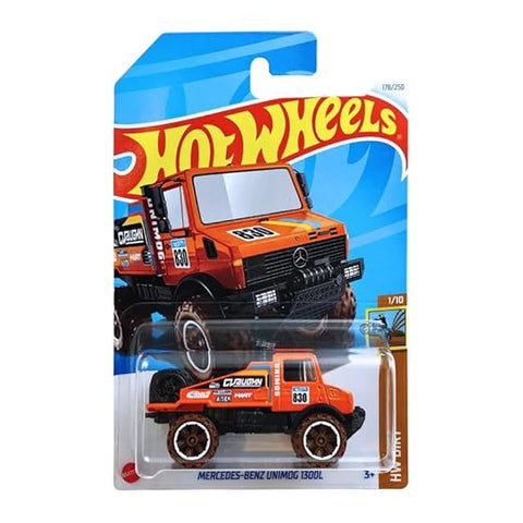 Hot Wheels Mercedes-Benz Unimog 1300L Metal Truck For Kid's