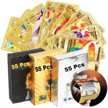 Pokemon Card Game(Golden,Silver And Black) For Kids 4 Year Up.