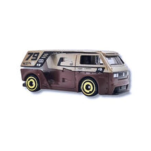 Hot Wheels VW T3 Custom Brown & Golden Metal Body Van For Kid's(Styles May Vary)