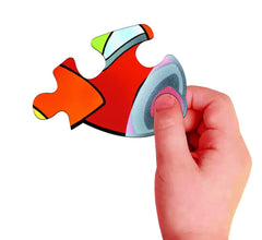 Frank Fruits,Vegetables And Flowers Pack Of 3 Puzzles For Kids