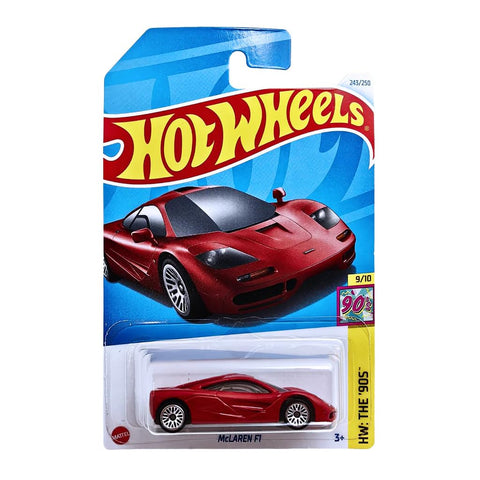 Hot Wheels  McLaren F1 HW The 90S Car for Ages 3 and Up (Red)