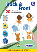 Frank Back & Front (40 Pc) 20 Self-Correcting 2 Pcs Jigsaw Puzzle with Images for Kids 3 Years Up
