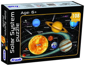 Frank Solar System Space Puzzle ,108 Pc, For Groth Kids Memory,Mental For Age 6 Years And Above