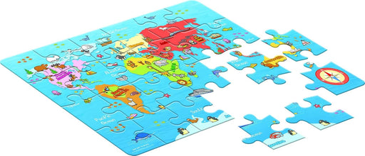 Frank My First World Map Fun & Challenging Brain Booster Games,24 Pc,Puzzel For 4 Years Above