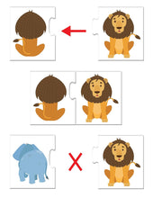 Frank Back & Front (40 Pc) 20 Self-Correcting 2 Pcs Jigsaw Puzzle with Images for Kids 3 Years Up