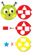 Frank Sorting Caterpillar Puzzle-7 Pcs,Educational Puzzel Set With Shape And Colour,For Kids