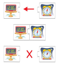 Frank Tell The Time 24 Self Correcting Two Piece Puzzel,40 Pc,For 4 Year Up Kids