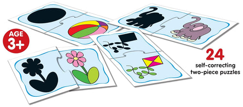Frank Shadow Match ,48 Pc, Learner Educuational Jigsaw Puzzel Game For 3 Years Above Kids