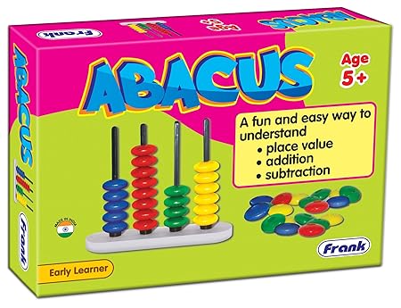 Frank Abacus Fun and Educational Toy For Enhancing Math Skills 45 Pc For 5 Year Up Kids