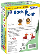 Frank Back & Front (40 Pc) 20 Self-Correcting 2 Pcs Jigsaw Puzzle with Images for Kids 3 Years Up