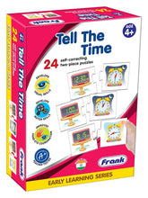 Frank Tell The Time 24 Self Correcting Two Piece Puzzel,40 Pc,For 4 Year Up Kids
