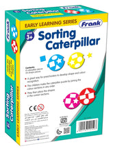 Frank Sorting Caterpillar Puzzle-7 Pcs,Educational Puzzel Set With Shape And Colour,For Kids