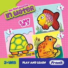 Frank In Water,With Wing And Dinosaurs Pack Of 3 Puzzles For Kids