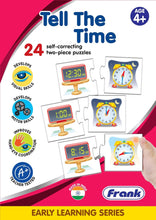 Frank Tell The Time 24 Self Correcting Two Piece Puzzel,40 Pc,For 4 Year Up Kids