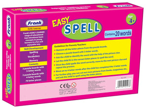 Frank Easy Spell Puzzel, 20 Pc, Educuational Game For 4 Years Above Kids