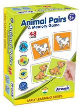 Frank Animal Pairs, 48 Pc, Early Learner Matching Pitcure A Memory Game Puzzel For 3 Years Above Kids