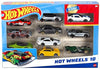 Hot Wheels 10 Cars Gift Pack, Assorted Metal Cars, Multicolor