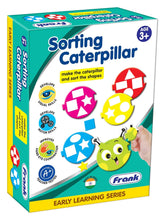 Frank Sorting Caterpillar Puzzle-7 Pcs,Educational Puzzel Set With Shape And Colour,For Kids