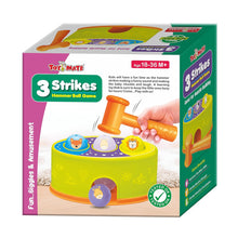 Toymate 3 Strikes  Motor And Dexterity Skills Early Educational Toy Set For Kids 3+ Years