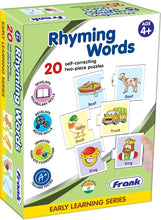Frank Rhyming Word Puzzel For 4 Years Up Kids