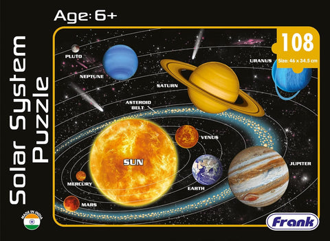 Frank Solar System Space Puzzle ,108 Pc, For Groth Kids Memory,Mental For Age 6 Years And Above