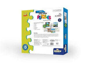 Dr. Mady 7 in 1 Super Jigsaw Wodden Puzzle For Age 3Year And Above