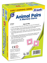 Frank Animal Pairs, 48 Pc, Early Learner Matching Pitcure A Memory Game Puzzel For 3 Years Above Kids