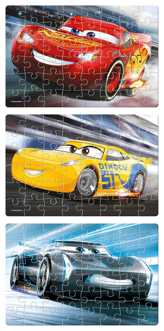 Frank Disney Pixar Cars 3 (48 Pieces) 3 in 1 Jigsaw Puzzle