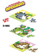 Frank In Water,With Wing And Dinosaurs Pack Of 3 Puzzles For Kids