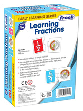 Frank Learning Fractions Jigsaw 20 Self Correcting 2 Pcs Puzzel ,40 Pc, For 4 Years Up Kids